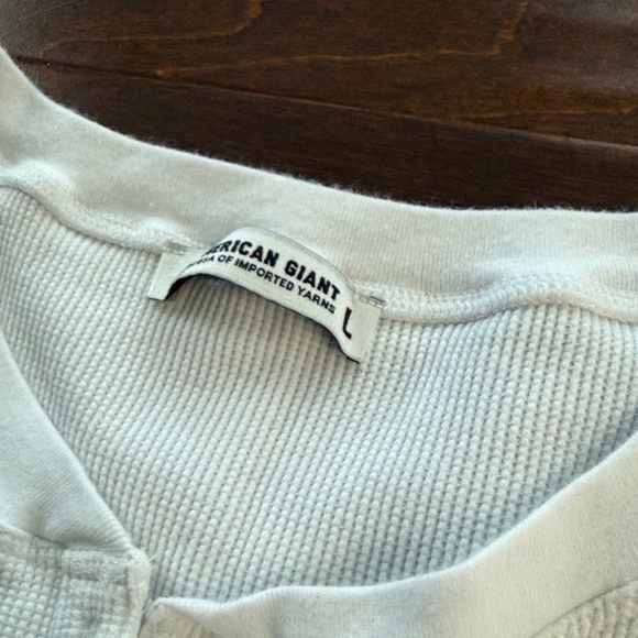 American Giant Thermal Henley - Picture 2 of 3